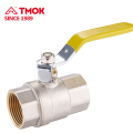 Pressure PN16 2 way High quality brass gas ball valve for gas and water with long lever handle dn25